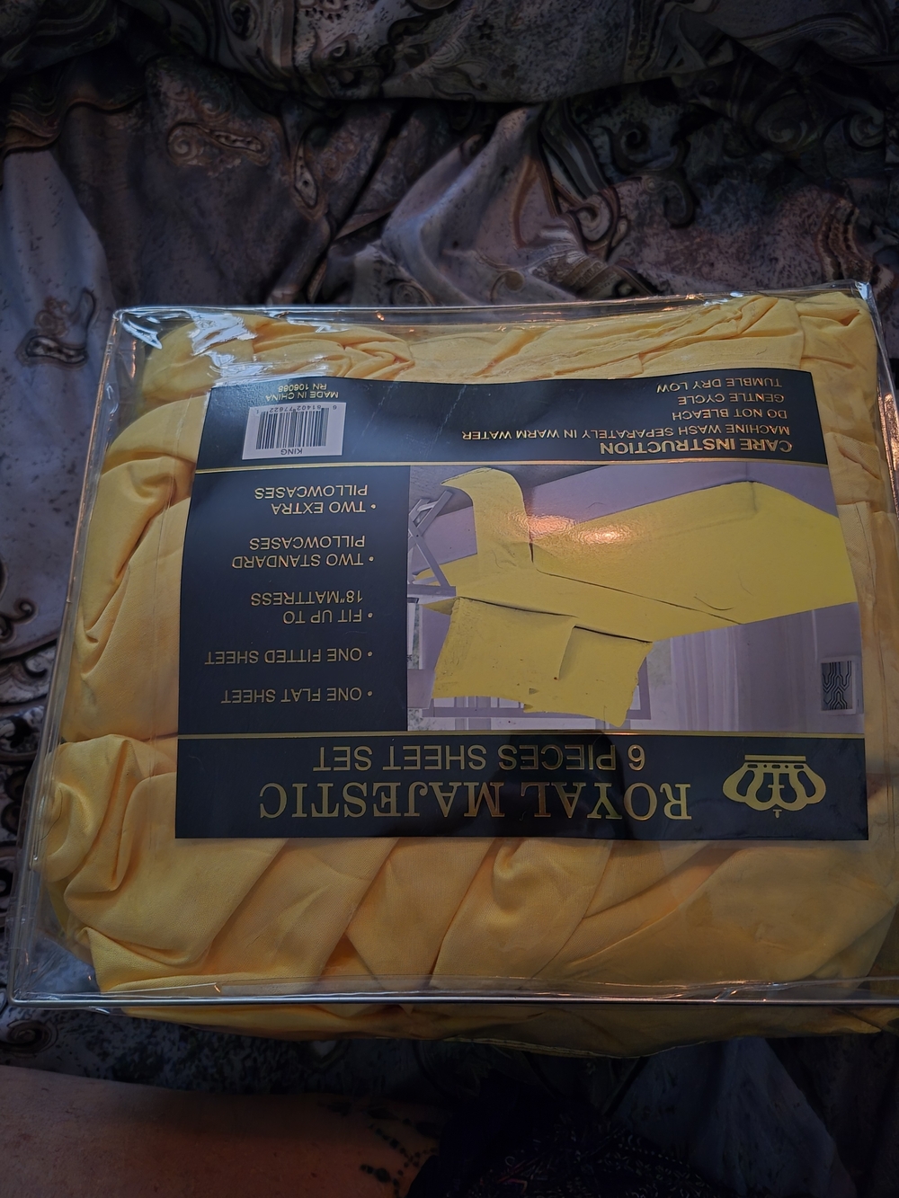 Majestic Yellow 6-Piece Sheet Set - Bright Solid Yellow